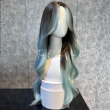ML8121 BỘ XOĂN SÓNG NÂU OMBRE XANH MINT