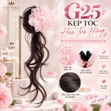 G25 KẸP TÓC HOA TRÀ HỒNG
