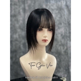 [LƯỚI V] MÁI THẬT 5D 8X12/25CM ĐEN TỰ NHIÊN