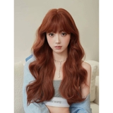 C0475 XOĂN SÓNG MÁI THƯA CAM GẠCH