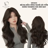 CH1832 BỘ XOĂN CAO THƯỢNG HẢI MÁI BAY NÂU ĐEN