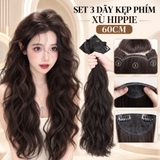 3DX - SET 3 DÃY KẸP XÙ SÓNG 60CM