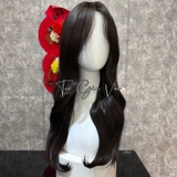 ML8159 XOĂN LAYER MÁI BAY 60CM NÂU ĐEN