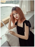 1335 - BỘ CÚP HỒNG CAM NHUỘM CHÂN ĐEN