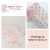 Giấy Pelure Mix Nhũ Hồng Size 50*70 (TÚI 50 TỜ)