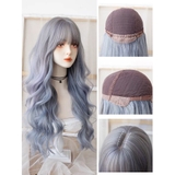 T343F XOĂN DÀI LOLITA XANH MIX TÍM