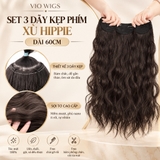 3DX - SET 3 DÃY KẸP XÙ SÓNG 60CM