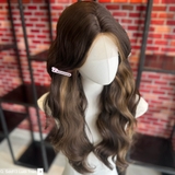 SDD13 XOĂN DÀI NÂU LẠNH PHỐI LIGHT CAM (LƯỚI TRÁN)