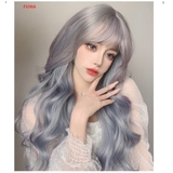 T343F XOĂN DÀI LOLITA XANH MIX TÍM