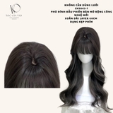 CH2063-7 -MÁI HÓI DỆT KIM XOĂN DÀI LIGHT KHÓI