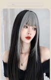 C0323 THẲNG SUÔNG ĐEN MÁI XÁM