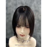 [LƯỚI V] MÁI THẬT 5D 8X12/25CM ĐEN TỰ NHIÊN