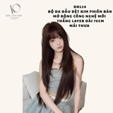[DỆT KIM] DKL14 THẲNG LAYER 75CM DA ĐẦU LỚN