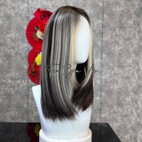 CH2146 CÚP MÁI DÀI NÂU ĐEN LIGHT BẠCH KIM