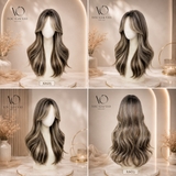 XA01 BỘ XOĂN MÁI BAY NÂU LIGHT KHÓI