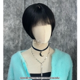 6223 BỘ TÉM TÓC THẬT CÓ RÃNH DA ĐẦU