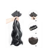 3KLX SET 3 DÃY KẸP XOĂN 50CM LIGHT KHÓI