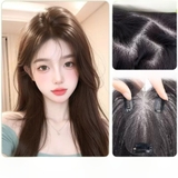 T028 MÁI VOAN MÂY TÓC TƠ PHA 10% TÓC THẬT 35CM