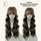 JZ5008 BỘ XOĂN NÂU KHÓI BẠC MOONLIGHT 70CM