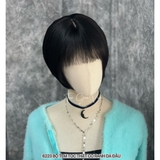 6223 BỘ TÉM TÓC THẬT CÓ RÃNH DA ĐẦU