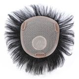 M04: MÁI NAM TÓC THẬT SIZE 16*18 (DA ĐẦU MÓC LƯỚI)-MÀU ĐEN