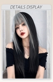 C0323 THẲNG SUÔNG ĐEN MÁI XÁM