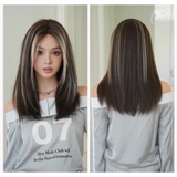 CH2146 CÚP MÁI DÀI NÂU ĐEN LIGHT BẠCH KIM