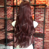 [DỆT KIM] CH2228 XOĂN SÓNG TẦNG 76CM ĐỎ CHERRY