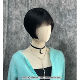 6223 BỘ TÉM TÓC THẬT CÓ RÃNH DA ĐẦU