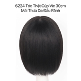 6224 TÓC THẬT RÃNH DA ĐẦU 30CM