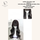 CH2063-7 -MÁI HÓI DỆT KIM XOĂN DÀI LIGHT KHÓI
