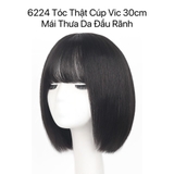 6224 TÓC THẬT RÃNH DA ĐẦU 30CM