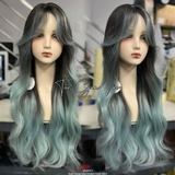 ML8121 BỘ XOĂN SÓNG NÂU OMBRE XANH MINT