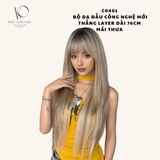 C0461 BỘ THẲNG MÀU GOLDEN SAND NHUỘM CHÂN (VÀNG CÁT)
