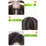 F520 MÁI DÁN VELCRO TÓC THẬT SIZE 8X11 (KHÔNG CẦN KẸP TÓC)