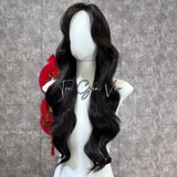 YZ2879 SIÊU DA LƯỚI TRÁN XOĂN TẦNG 75CM ĐEN