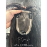 [LƯỚI V] MÁI THẬT 5D 8X12/25CM ĐEN TỰ NHIÊN