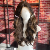 SDD13 XOĂN DÀI NÂU LẠNH PHỐI LIGHT CAM (LƯỚI TRÁN)