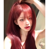 2870 BỘ THẲNG SOLE LÁ MÁI THƯA ĐỎ NÂU COLA