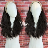 U207 TÓC BĂNG ĐÔ KÈM CÀI XÙ SÓNG