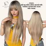 C0461 BỘ THẲNG MÀU GOLDEN SAND NHUỘM CHÂN (VÀNG CÁT)