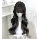 CH2063-7 -MÁI HÓI DỆT KIM XOĂN DÀI LIGHT KHÓI