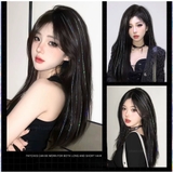 LIGHT TÓC MIX KIM TUYẾN BẠC 60CM