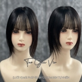 [LƯỚI V] MÁI THẬT 5D 8X12/25CM ĐEN TỰ NHIÊN