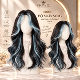 2875 BỘ XOĂN SÓNG ĐEN MÁI XANH
