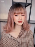 1335 - BỘ CÚP HỒNG CAM NHUỘM CHÂN ĐEN