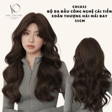 CH1832 BỘ XOĂN CAO THƯỢNG HẢI MÁI BAY NÂU ĐEN