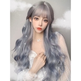 T343F XOĂN DÀI LOLITA XANH MIX TÍM