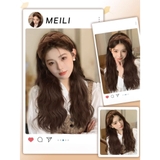 U207 TÓC BĂNG ĐÔ KÈM CÀI XÙ SÓNG