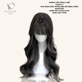 CH2063-7 -MÁI HÓI DỆT KIM XOĂN DÀI LIGHT KHÓI